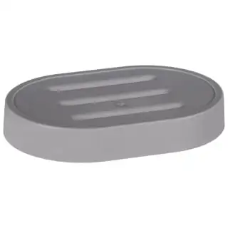 Simply Everyday Matte Grey Soap Dish