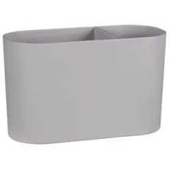 Simply Everyday Matte Grey Toothbrush Holder