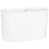 Simply Everyday Matte White Toothbrush Holder