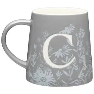 B&M Floral Alphabet Mug (Assorted) - Image 3