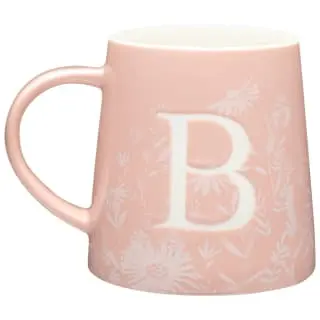 B&M Floral Alphabet Mug (Assorted) - Image 4