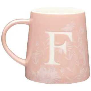 B&M Floral Alphabet Mug (Assorted) - Image 6