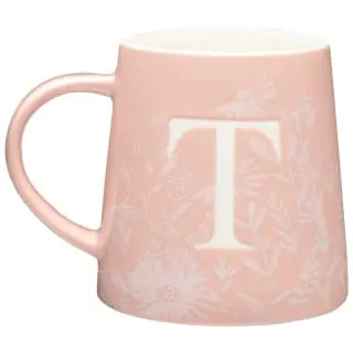 B&M Floral Alphabet Mug (Assorted) - Image 2