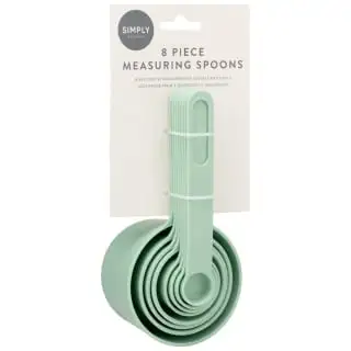Simply Everyday Measuring Spoons 8pk - Mint