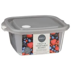 Simply Everyday Fruit & Vegetable Basket With Removeable Drainage Basket