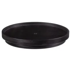 B&M Black Round Turntable