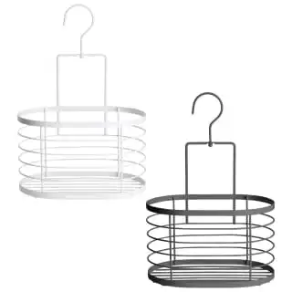 B&M Hanging Bathroom Caddy - White - Image 3
