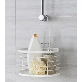 B&M Hanging Bathroom Caddy - White - Image 4