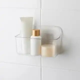 B&M Clear Mount Bathroom Caddy