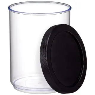B&M Canister With Airtight Wooden Lid 2L - Image 2