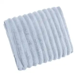 Retreat Knitted Bath Towel - Light Blue