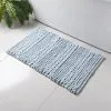 Retreat Knitted Bath Mat 50 X 80cm - Light Blue