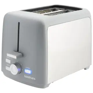 Goodmans Toaster 2 Slice Toaster - Silver - Image 2