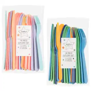 Simply Kids Cutlery Set - Pastel - Image 2