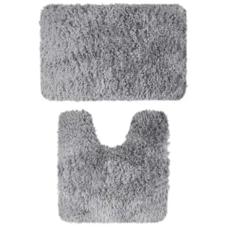 Simply Everyday Charcoal - Tufted Pedestal Mat - Image 2